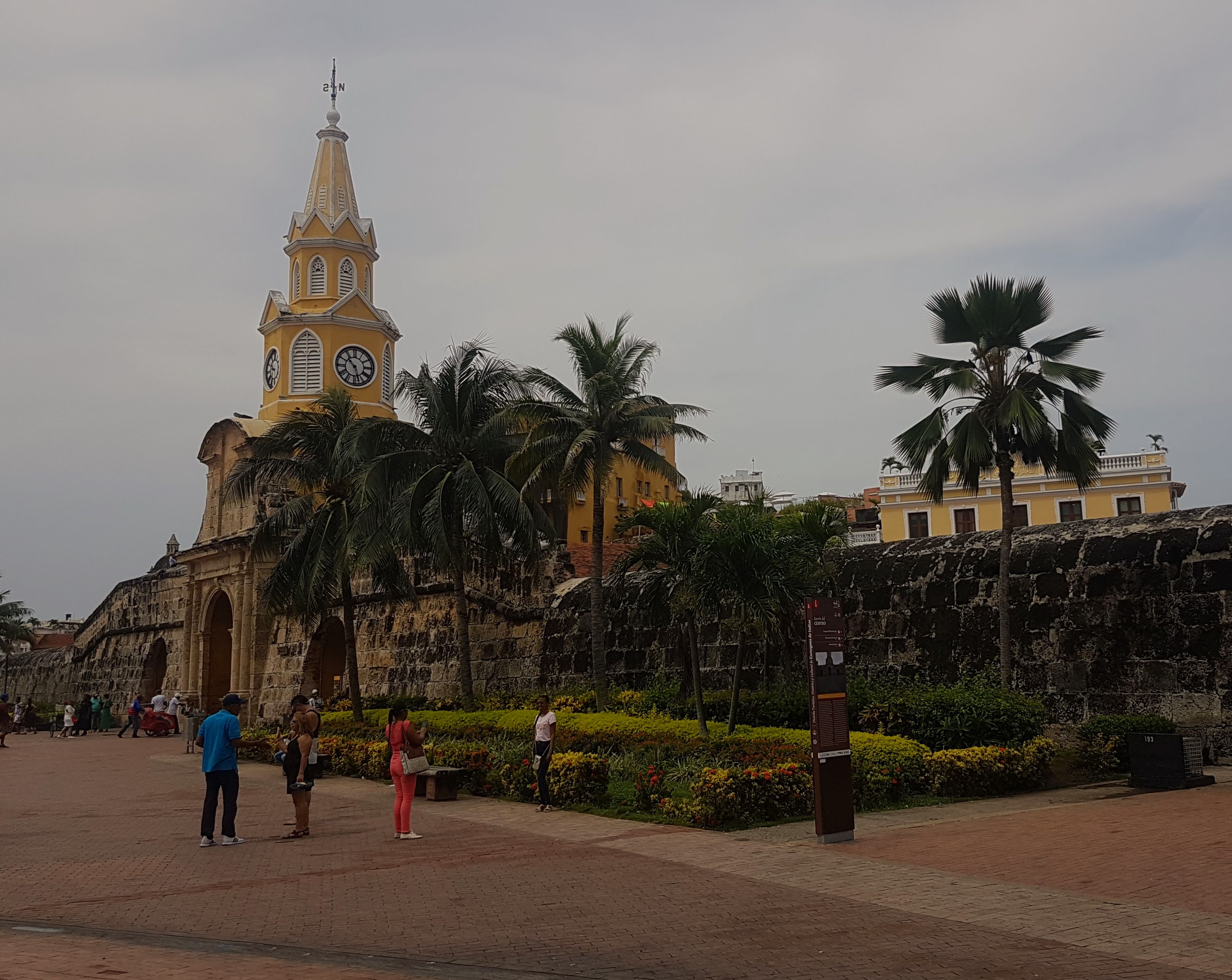 four sided clock tower