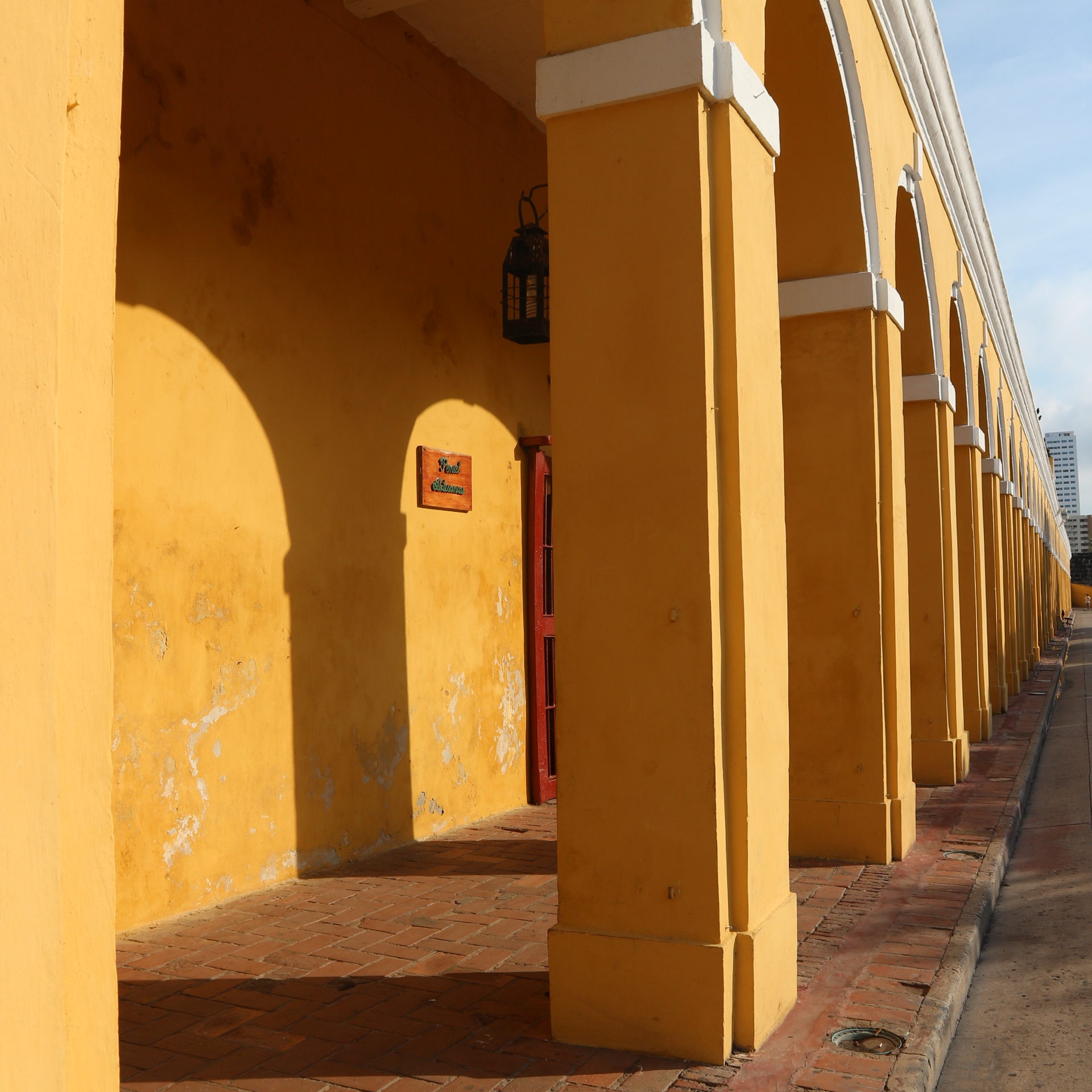 row of arches