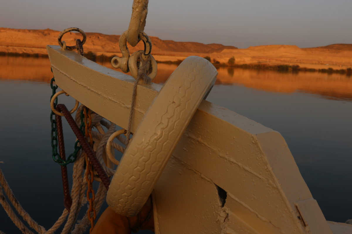 Floating on the Nile